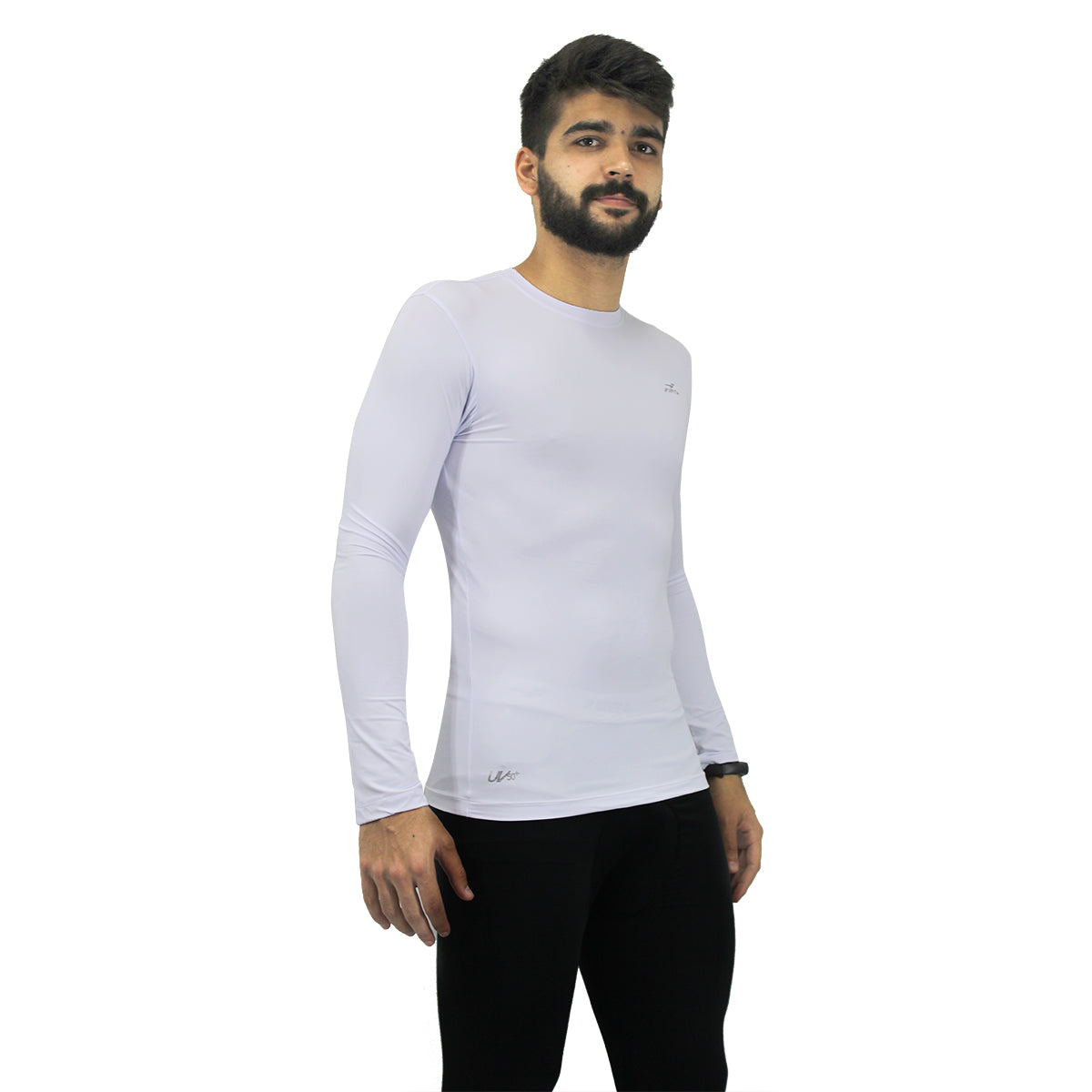 Camisa Térmica e Compressão Finta Manga Longa Unissex UV 50+
