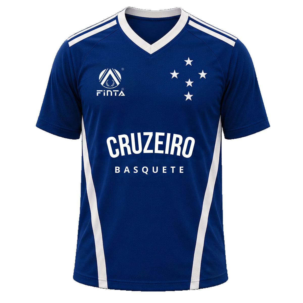 Camisa Dia Dia Azul Basquete Cruzeiro Finta - PRÉ-VENDA