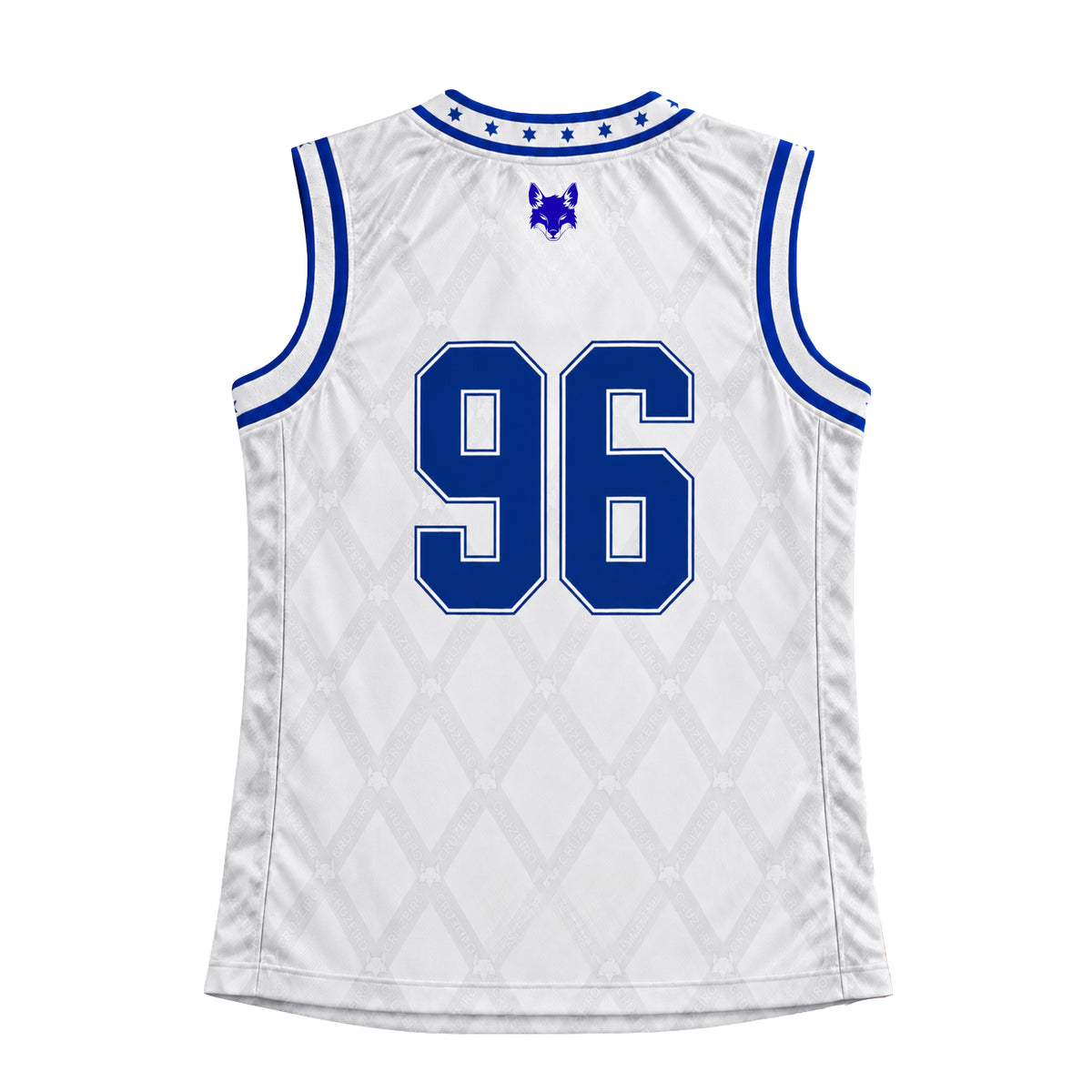 Camisa Jogo Branco Basquete Cruzeiro Finta