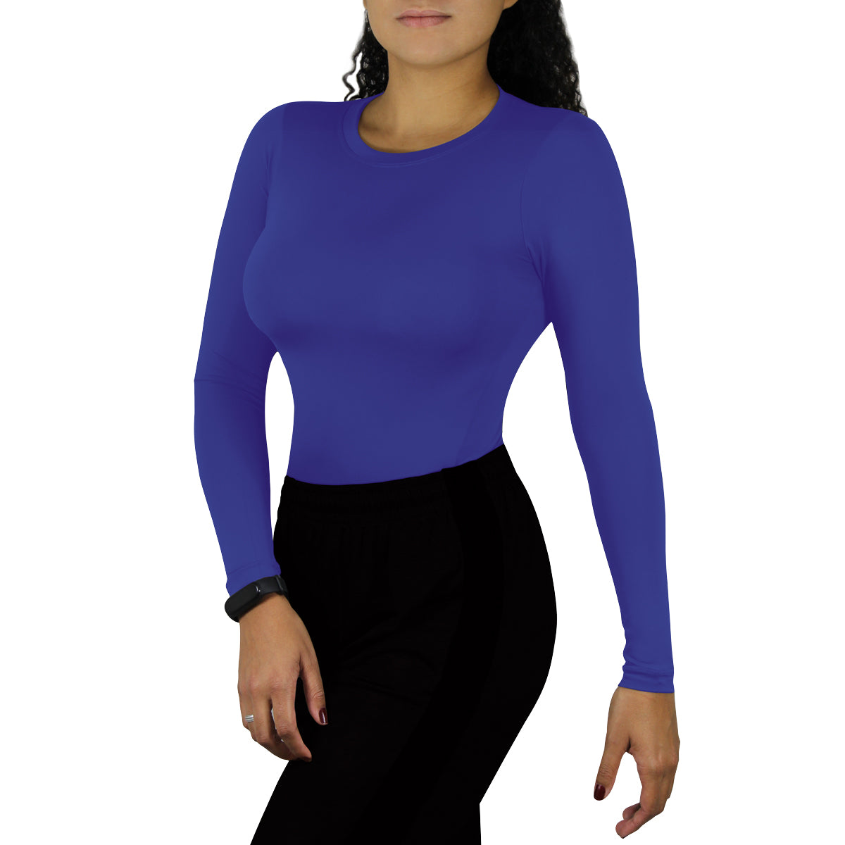 Camisa Térmica e Compressão Finta Manga Longa Feminina UV 50+