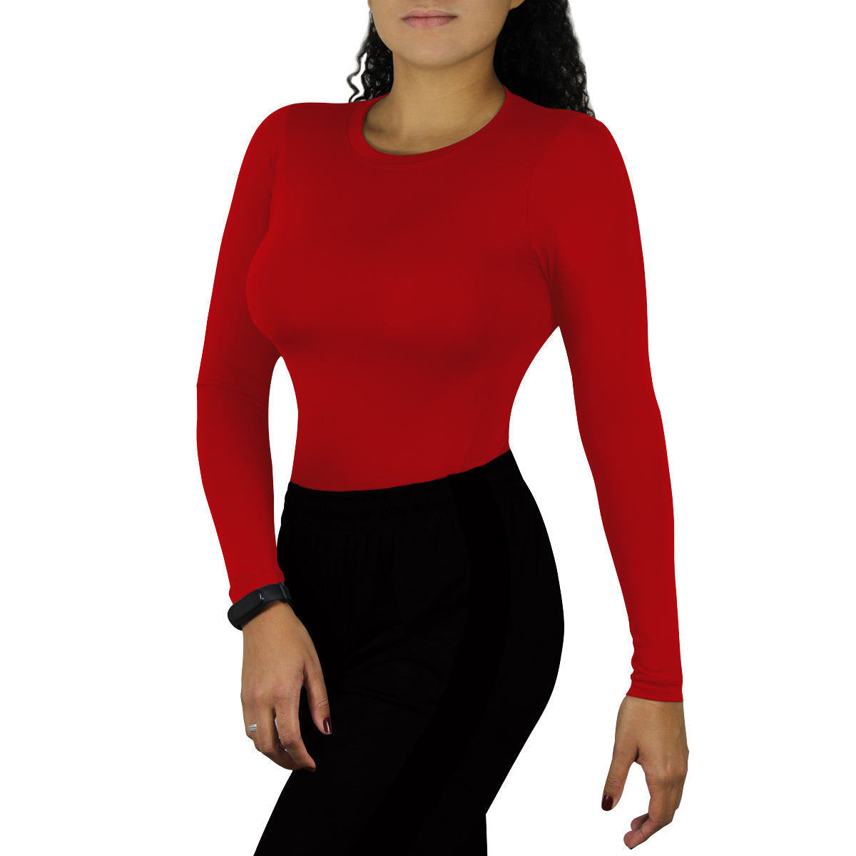 Camisa Térmica e Compressão Finta Manga Longa Feminina UV 50+