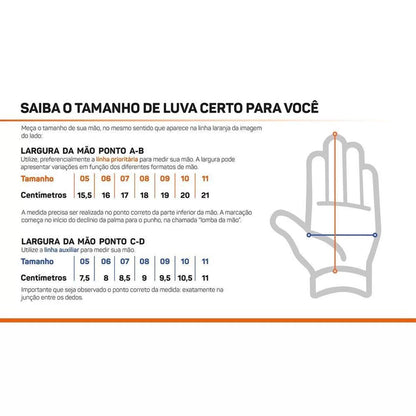 Luva de Goleiro Corte Negativo Spectrum Finta