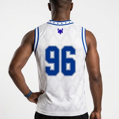Camisa Jogo Branco Basquete Cruzeiro Finta