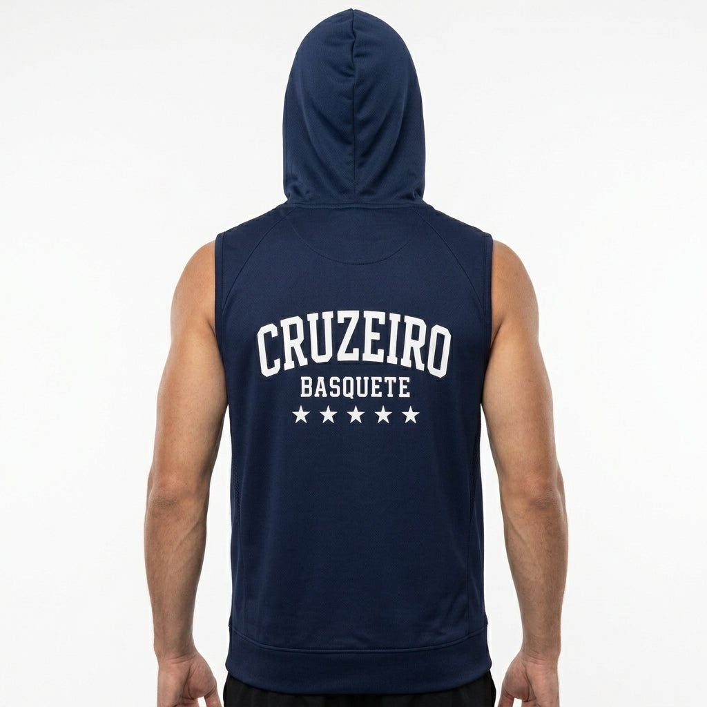 Coach Capuz Unissex sem manga Cruzeiro Finta - PRÉ-VENDA