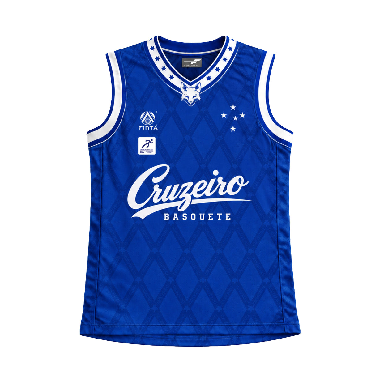 Camisa Jogo Azul Basquete Cruzeiro Finta