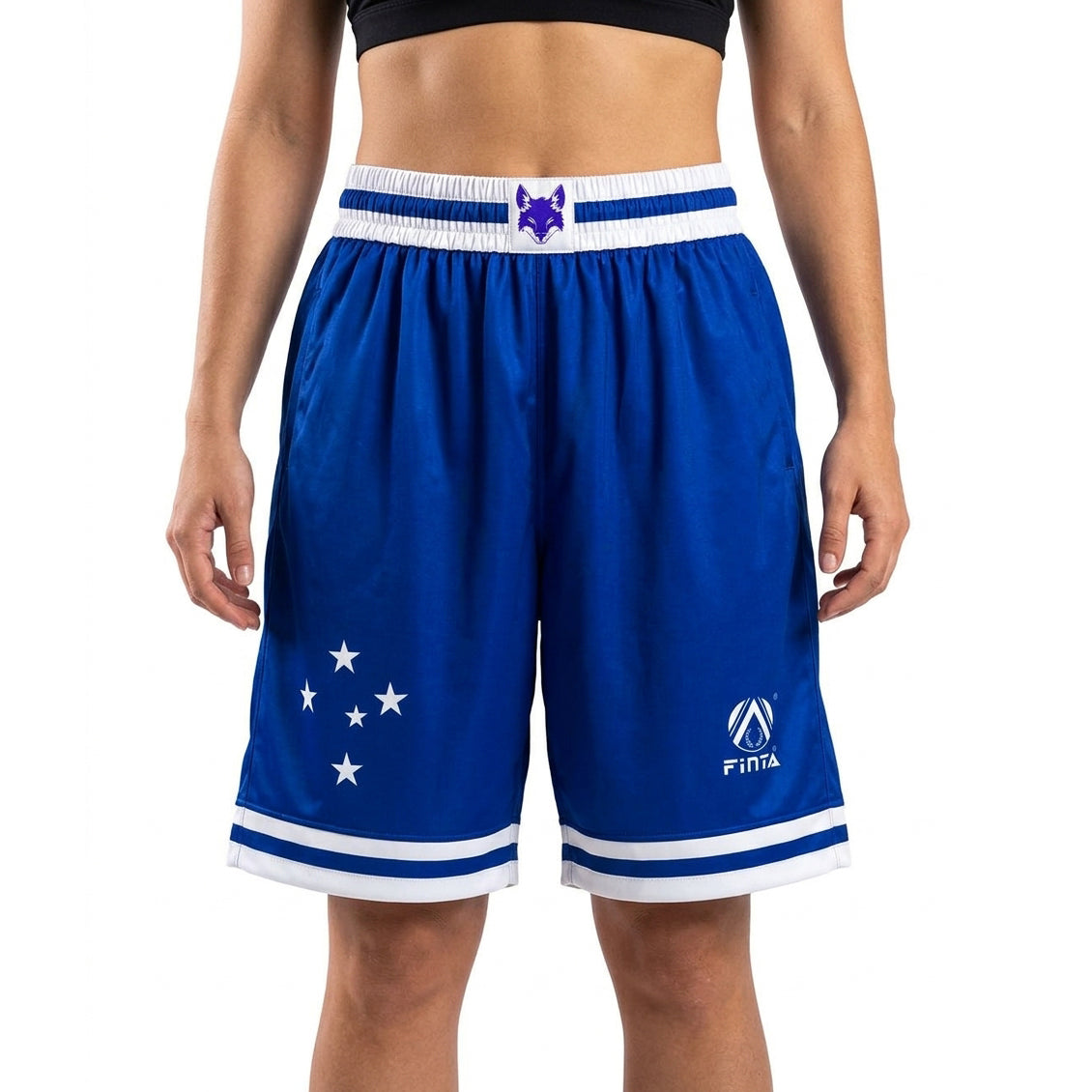Short Jogo Basquete Azul Cruzeiro Finta - PRÉ VENDA