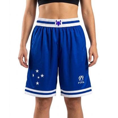 Short Jogo Basquete Azul Cruzeiro Finta - PRÉ VENDA
