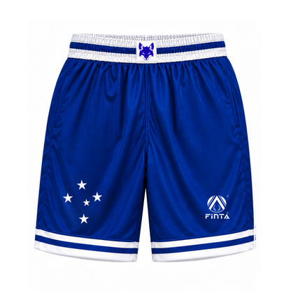 Short Jogo Basquete Azul Cruzeiro Finta - PRÉ VENDA